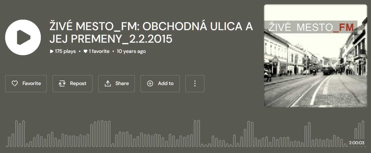 relácia Živé mesto FM